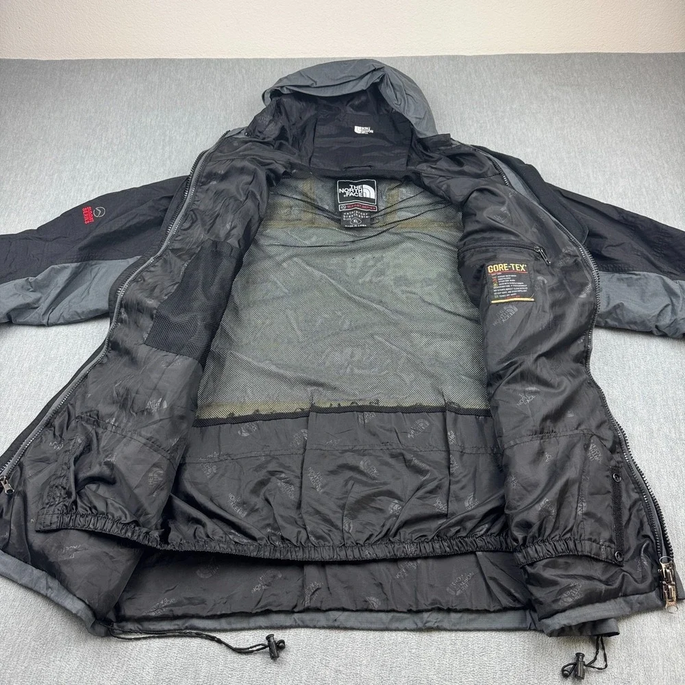 Vintage The North Face Jacket Mens XL Gray Summit Series‎ Ripstop Gore Tex Rain
